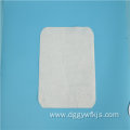 Special-shaped non-woven back rubber cotton